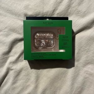 NWT. Never opened. Super cute glittery Kate Spade AirPods Pro Case